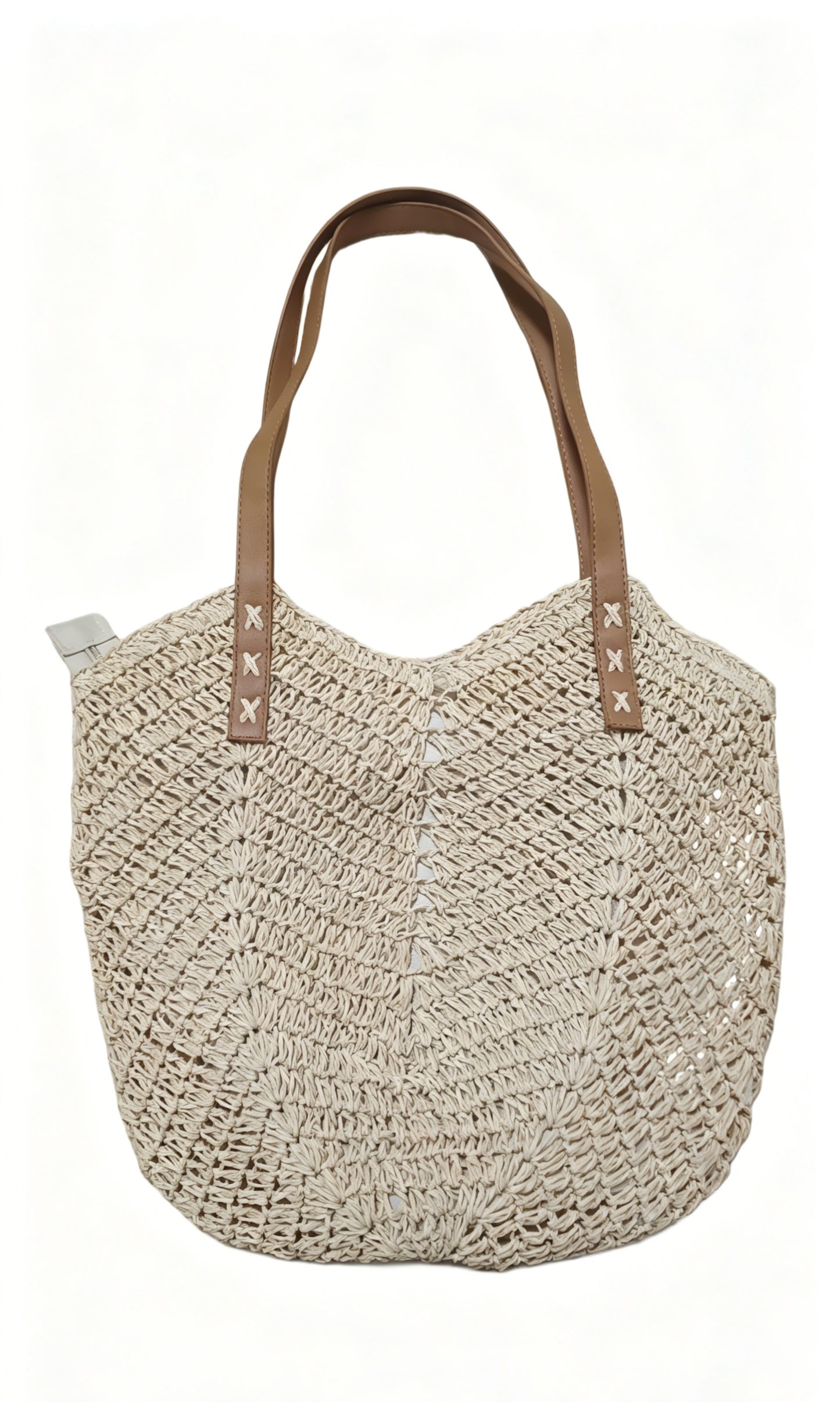 Hollow Out Boho Straw Woven Shoulder Bag